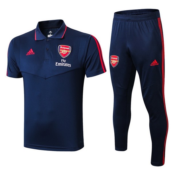 Polo Arsenal Conjunto Completo 2019-2020 Azul Marino